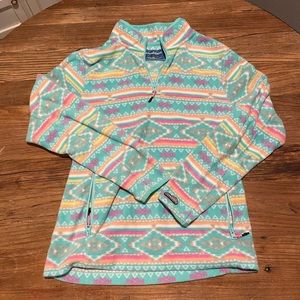 Chubbies Fleece 1/4 Zip Flame Commander